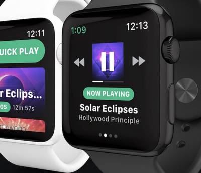 Spotify добавила возможность стрима музыки прямо с Apple Watch
